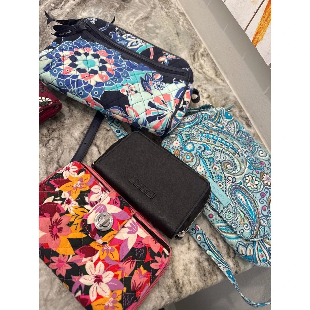 Lot of Vera Bradley  collection various colorful, quilted cotton purses wallets - Picture 6 of 8